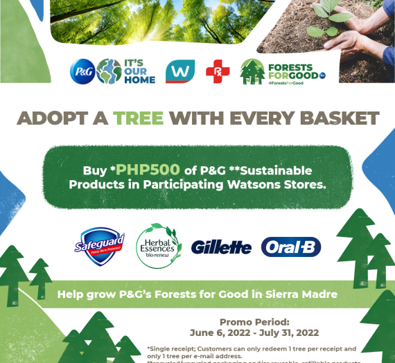 P&G partners with Watsons to expand ‘Forests for Good’ program
