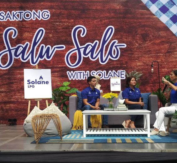 Solane unveils Solane Sakto tank holding 1.4kg of LPG at the Saktong Salu-salo event