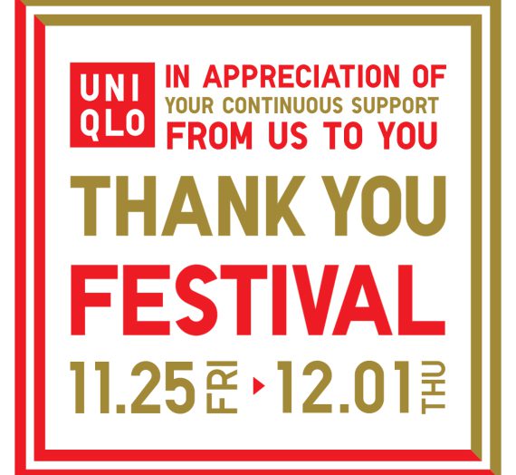 Continue the Holiday Celebration with UNIQLO’s Thank You Festival