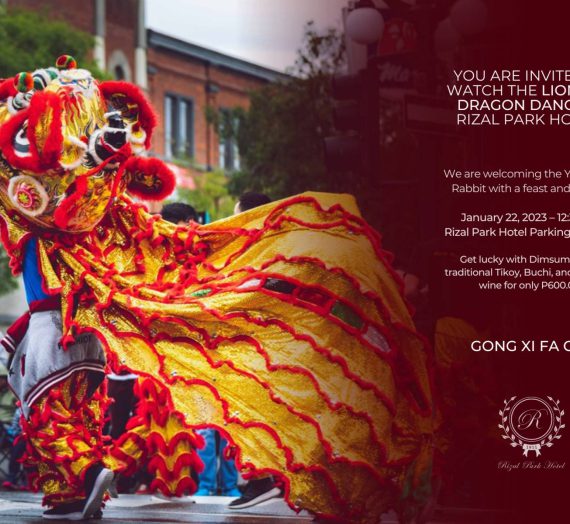 Rizal Park Hotel welcomes Lunar New Year prosperity with good fortune menu.