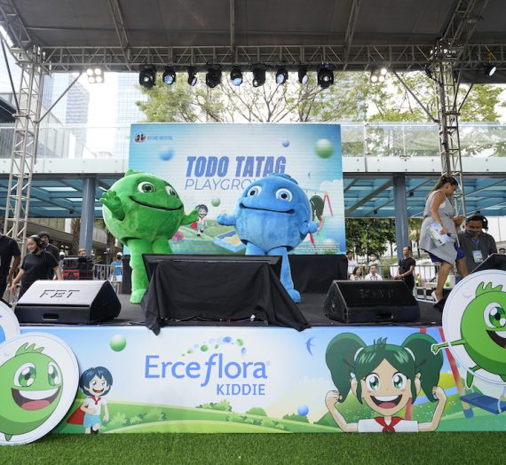 Erceflora Kiddie’s Todo Tatag Playground gave parents and kids positive habits by maintaining a healthy gut