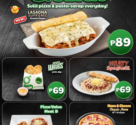 Experience Sulit Pizza and Pasta Sarap with Greenwich G! Savers