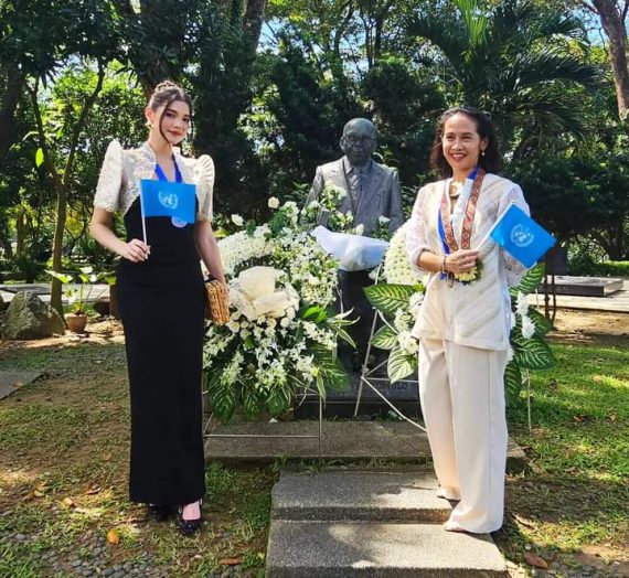UNAP Ambassador for Peace Rhian Ramos Lights the First Candle of Peace at UN’s 78th Anniversary Celebration